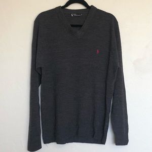 Polo Ralph Lauren Black Label Cashmere V-Neck Sweater Sz XXL